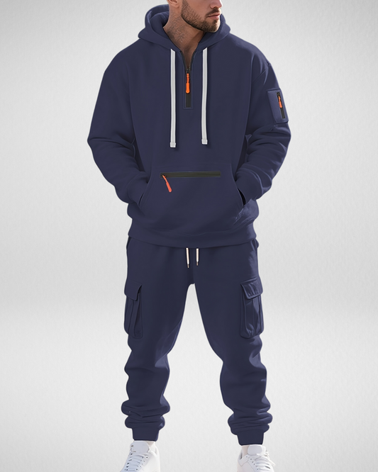 Heren Trainingspak – Hoodie & Cargo Broek – Winter